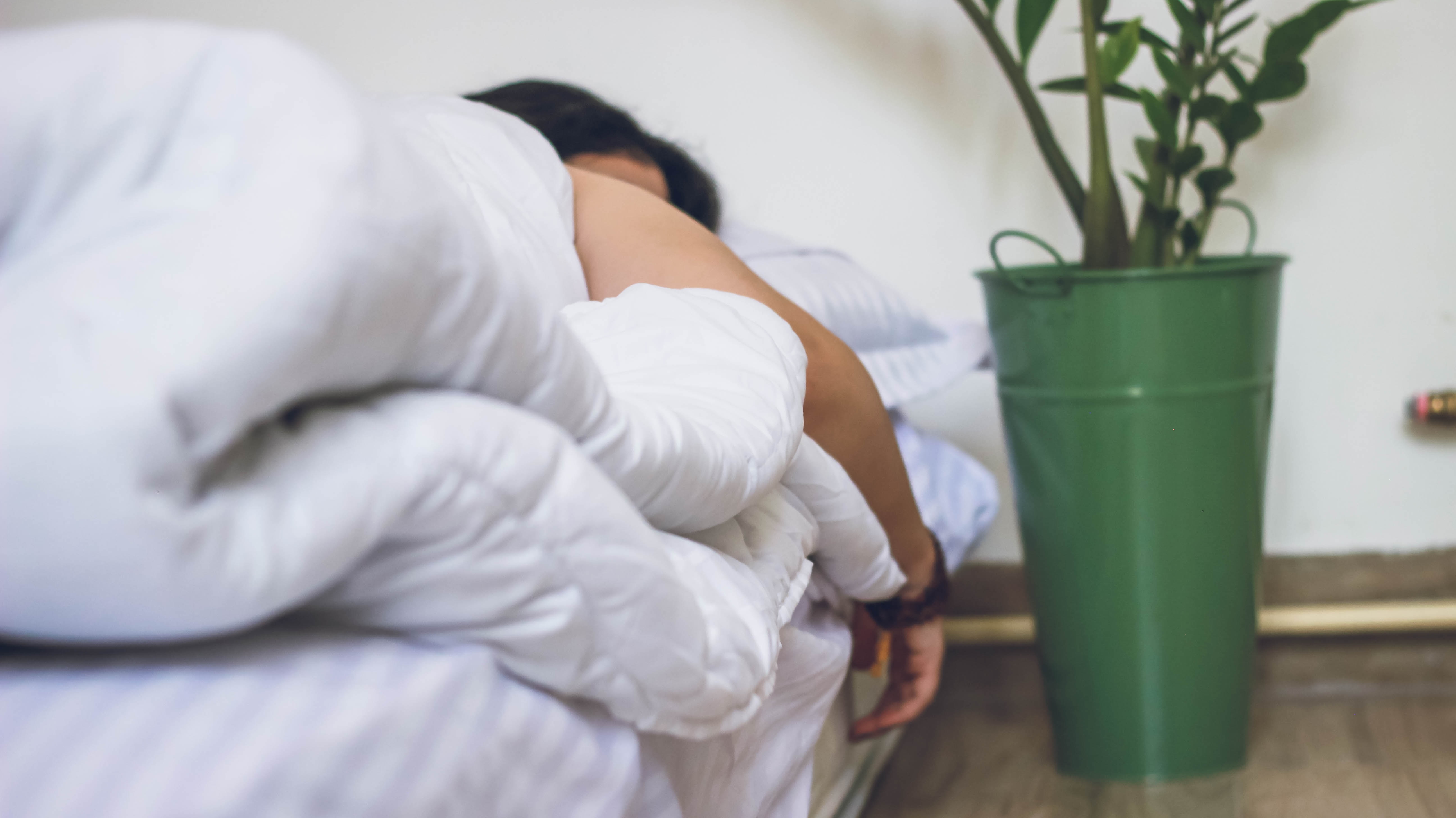 Mannen vallen sneller in slaap na het hebben van seks Panorama foto