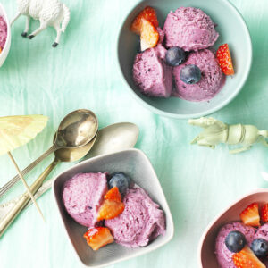 zomers fruitijs met bietjes