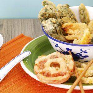 tempura van groenterestjes