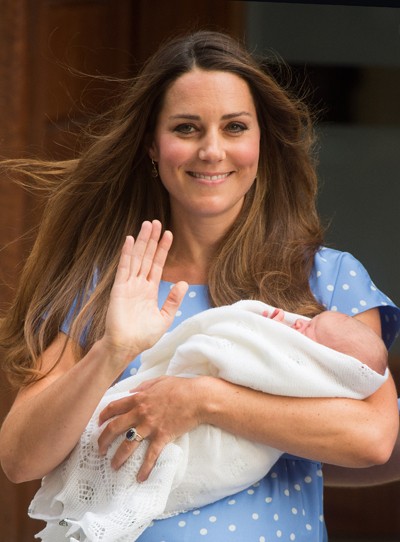 The Duke And Duchess Of Cambridge Leave The Lindo Wing With Their Newborn Son