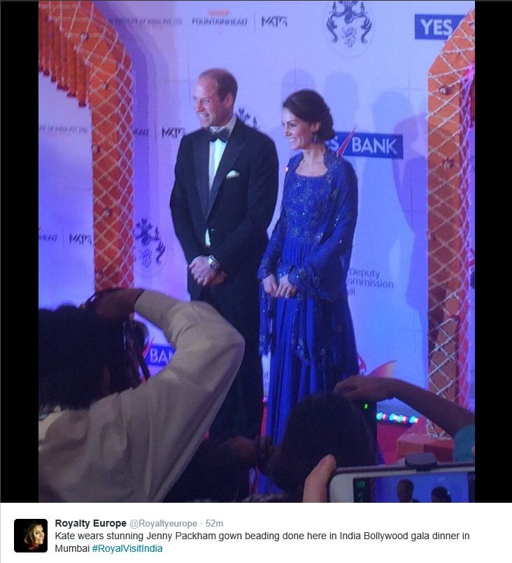 India dag 1 Bollywood diner Jenny Packham