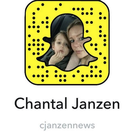 Chantal Janzen op Snapchat