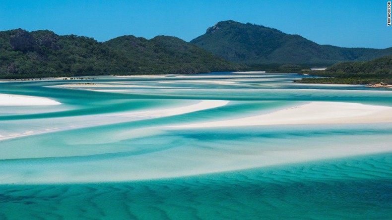 Droom weg bij de 5 mooiste stranden van de wereld Whitehaven Beach Australië