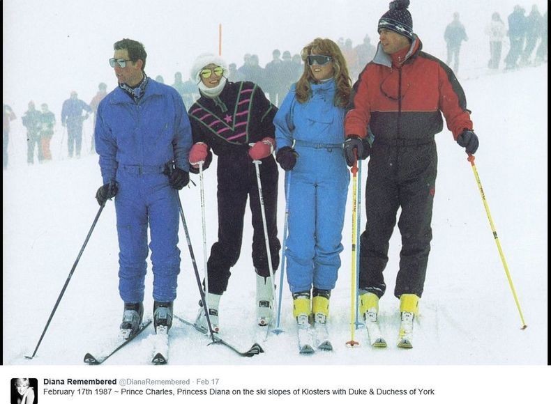 Wintersport Windsors 1987 Klosters