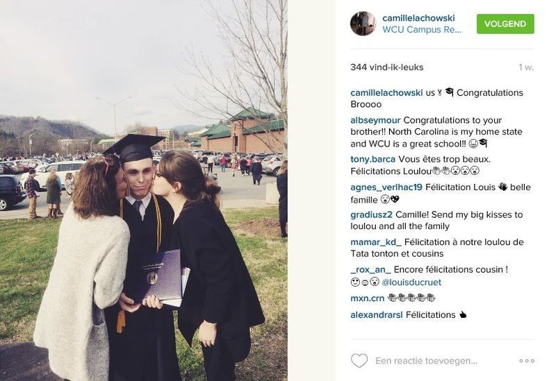 Camille oudjaar 2015 Louis graduation