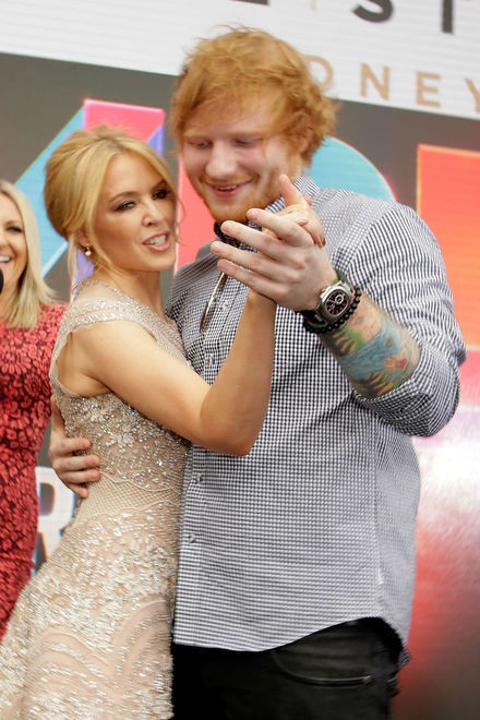 Ed Sheeran en Kylie Minogue