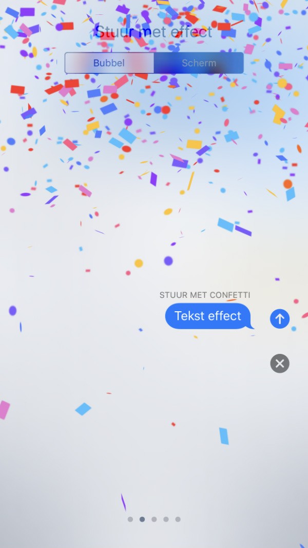 ios 10 update confetti bericht effect