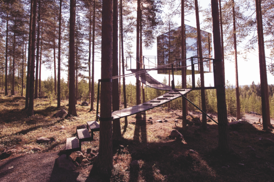 Treehotel in Harads, het Zweedse deel van Lapland