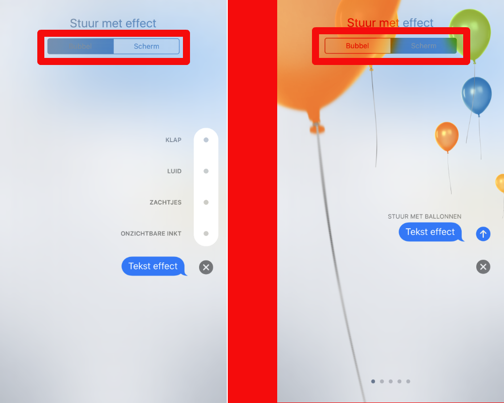 iphone 7 ios 10 update imessage ballonnen