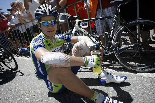 Peter Sagan als 19-jarige in de Tour Down Under in 2010.