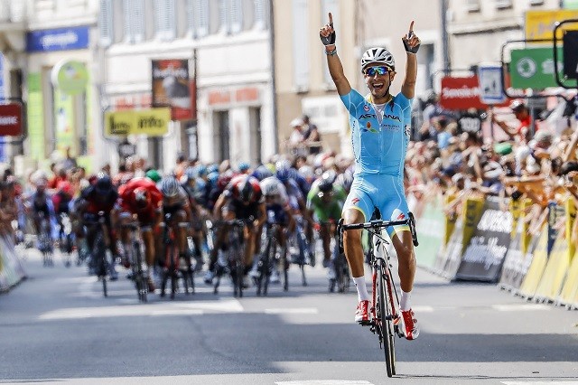 Fabio Aru leek in vorm te zijn voor de Tour de France.