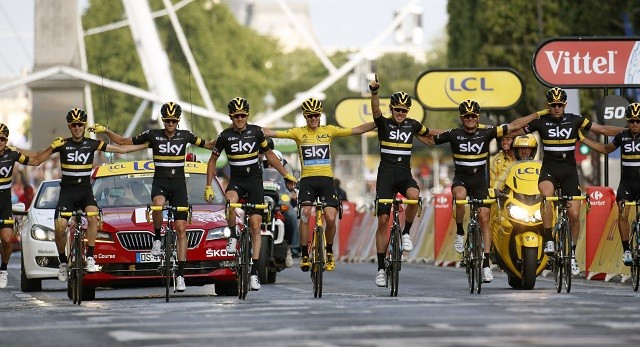 Team Sky had meer dan ooit als ploeg de Tour gewonnen.