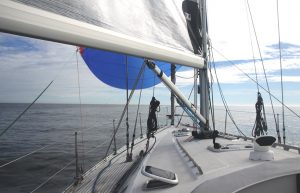 Geluk met 2 knopen wind.